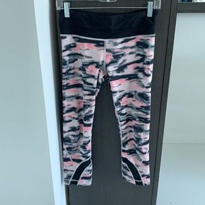 Lululemon, pink camo, size 4